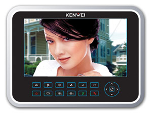 Цветной монитор для видеодомофонов Kenwei KW-129C